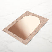 Sla de datum Roos goudfolie Kaart (Gedraaid)