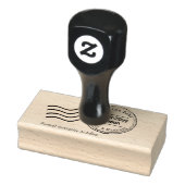Sla de Datum Rubber Bruiloft Stempel Verzendstijl  (Stempel)
