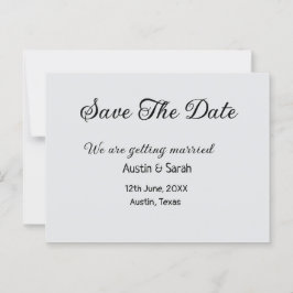 Sla de datum scan QR bruiloft website moderne teks Briefkaart