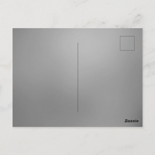 Sla de datum Silver en Black op Briefkaart (Achterkant)