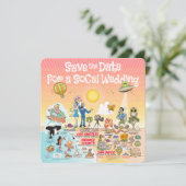 Sla de datum SoCal op Kaart (Staand voorkant)