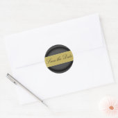 Sla de datum Sticker/zegel op Ronde Sticker (Envelop)