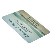 Sla de datum strand golven magneten (Rechterzijde)