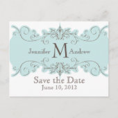 Sla de datum  Swirl Kaarten (Voorkant)