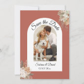 Sla de datum Terracotta boog foto op Kaart (Voorkant)