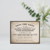 Sla de datum  ticket briefkaarten (Staand voorkant)