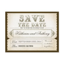 Sla de datum tickets - briefkaarten