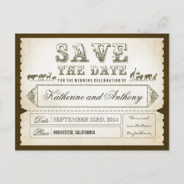 Sla de datum tickets ZOO SAFARI op Aankondigingskaart