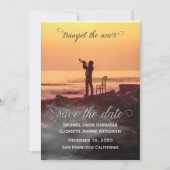 Sla de datum trompet het nieuws! kaart (Voorkant)