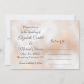 Sla de datum-trouwkaart op Save The Date (Achterkant)