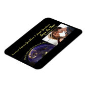 Sla de datum True Love Bruiloft Magneet (Linkerzijde)