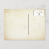 Sla de datum  typografie postkaarten aankondigingskaart (Achterkant)