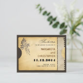 Sla de datum typografie stijl briefkaarten (Staand voorkant)