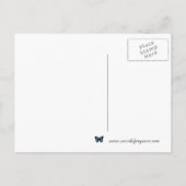 Sla de datum  Uil II Briefkaart (Achterkant)