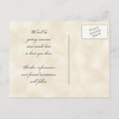 Sla de datum uitnodiging Autumn Grape Leaf Batik (Achterkant)