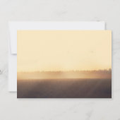 Sla de datum uitnodiging met boom en lichten (Achterkant)