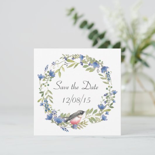 Sla de datum uitnodiging op (Staand voorkant)