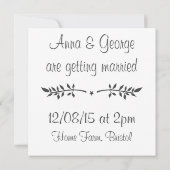 Sla de datum uitnodiging op (Achterkant)