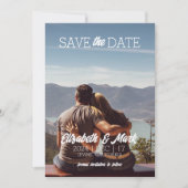 Sla de datum uitnodiging template (Voorkant)