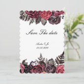 sla de datum van de bruiloft op kaart (Staand voorkant)