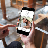 Sla de datum van de fotoscript bruiloft save the date