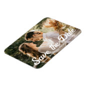 sla de datum van de moderne handschriftentrouwfoto magneet (Linkerzijde)