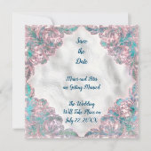 Sla de datum van de trouwkaart op kaart (Voorkant)