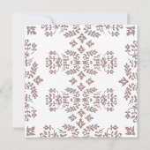 Sla de datum van de uitnodiging voor de bruiloft o (Achterkant)