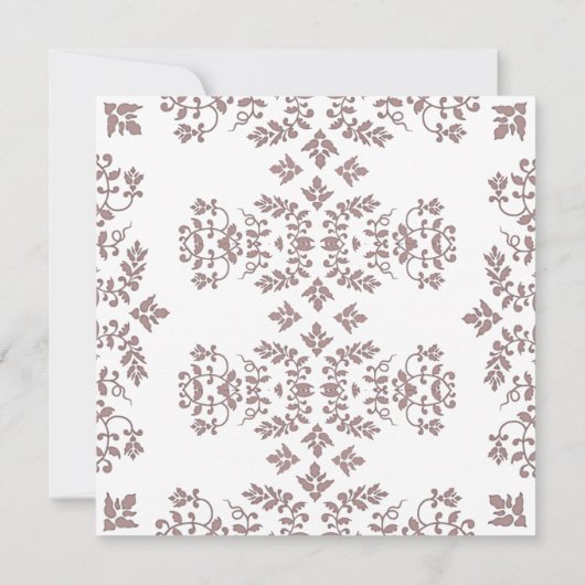 Sla de datum van de uitnodiging voor de bruiloft o (Achterkant)