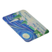 Sla de datum van de winterdag op magneet (Rechterzijde)