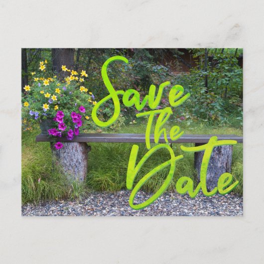 Sla de datum van gezinshereniging op het plattelan briefkaart (Voorkant)