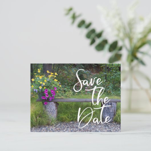 Sla de datum van gezinshereniging op het plattelan briefkaart (Staand voorkant)