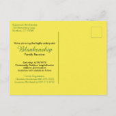 Sla de datum van gezinshereniging op het plattelan briefkaart (Achterkant)