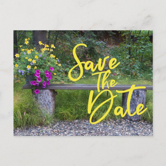 Sla de datum van gezinshereniging op het plattelan briefkaart (Voorkant)