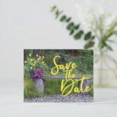 Sla de datum van gezinshereniging op het plattelan briefkaart (Staand voorkant)