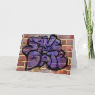 Sla de datum van graffiti op aankondiging