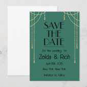 Sla de datum van het platte aankondigingskaart op aankondiging (Voorkant / Achterkant)