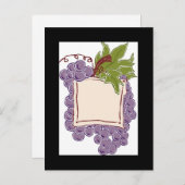 Sla de datum van het waslabel op de trouwkaart aankondigingskaart (Voorkant / Achterkant)