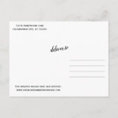 Sla de datum van uw foto Briefkaart (Achterkant)
