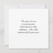 Sla de datum vast Kaart op (Achterkant)