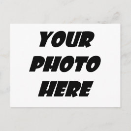 Sla de datum Verjaardag FOTO VOORKANT A02 Aankondigingskaart