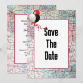 Sla de datum verjaardagsfeestje op kaart (Voorkant / Achterkant)