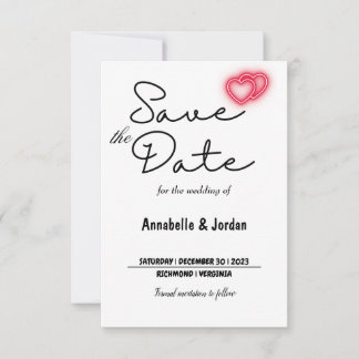 Sla de datum voor de bruiloft op save the date