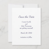 Sla de datum waarop Art Deco Vivid Vivian Save The Date (Achterkant)