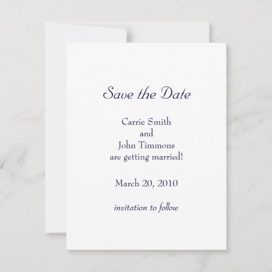 Sla de datum waarop Art Deco Vivid Vivian Save The Date (Achterkant)