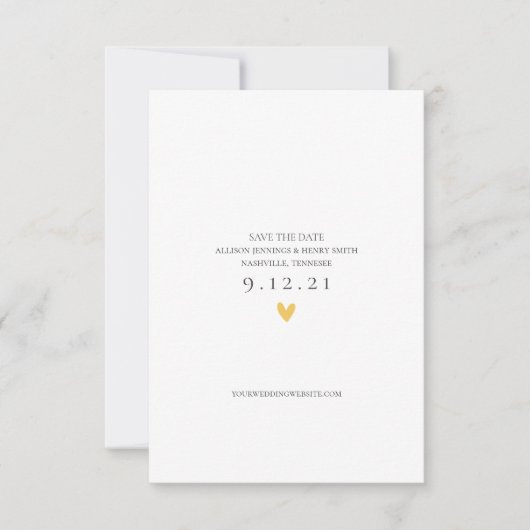 Sla de Datum waarop het huwelijk is gesloten op de (Voorkant)