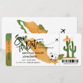 Sla de datum waarop Mexico aan boord gaat op Kaart (Voorkant / Achterkant)