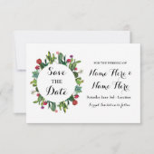 Sla de datum Wedding Party Cactus Fiesta Kaarten (Voorkant)