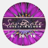 Sla de datum Wildflower Stickers (Voorkant)