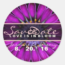 Sla de datum Wildflower Stickers